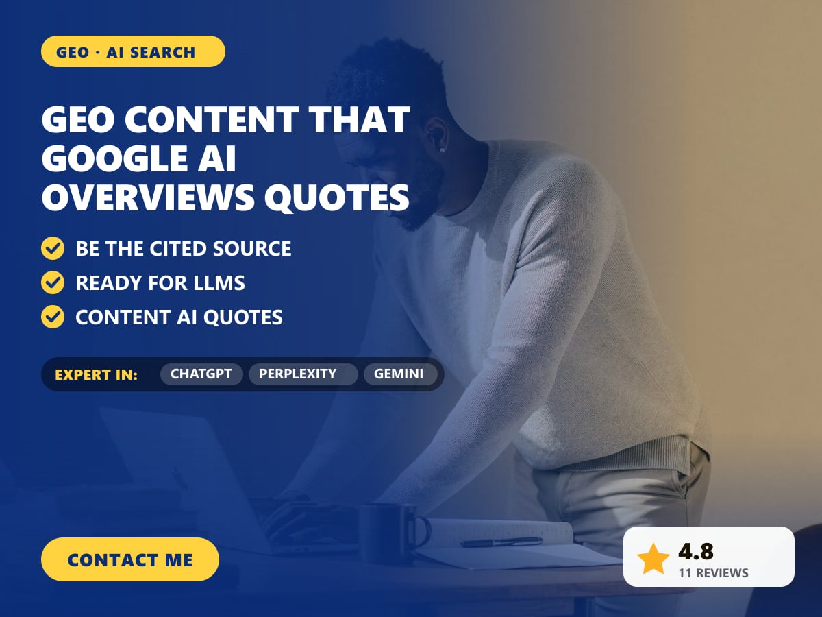 GEO content that Google AI Overviews quotes — image 1
