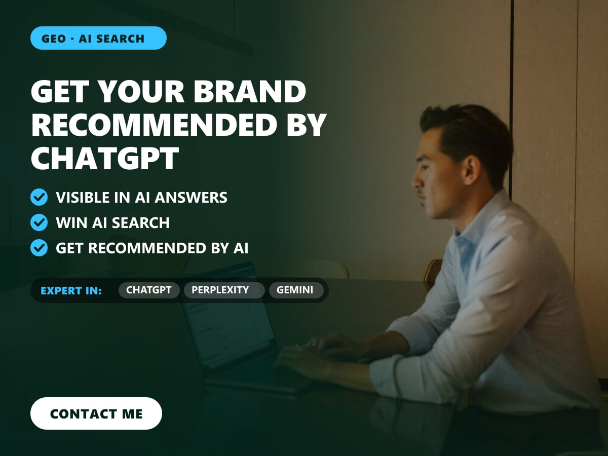 Get your brand recommended by ChatGPT — image 1