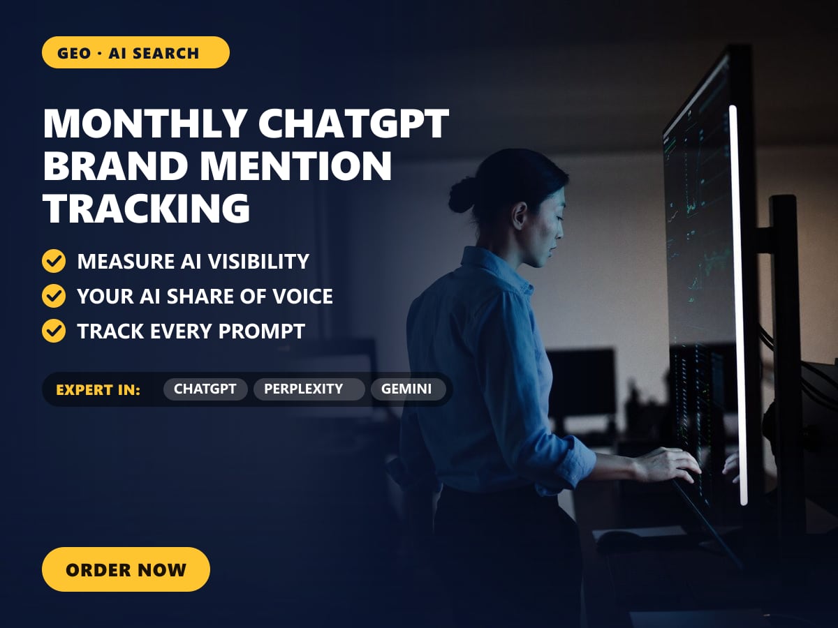 Monthly ChatGPT brand mention tracking — image 1