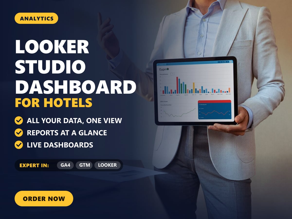 Looker Studio dashboard for hotels — image 1