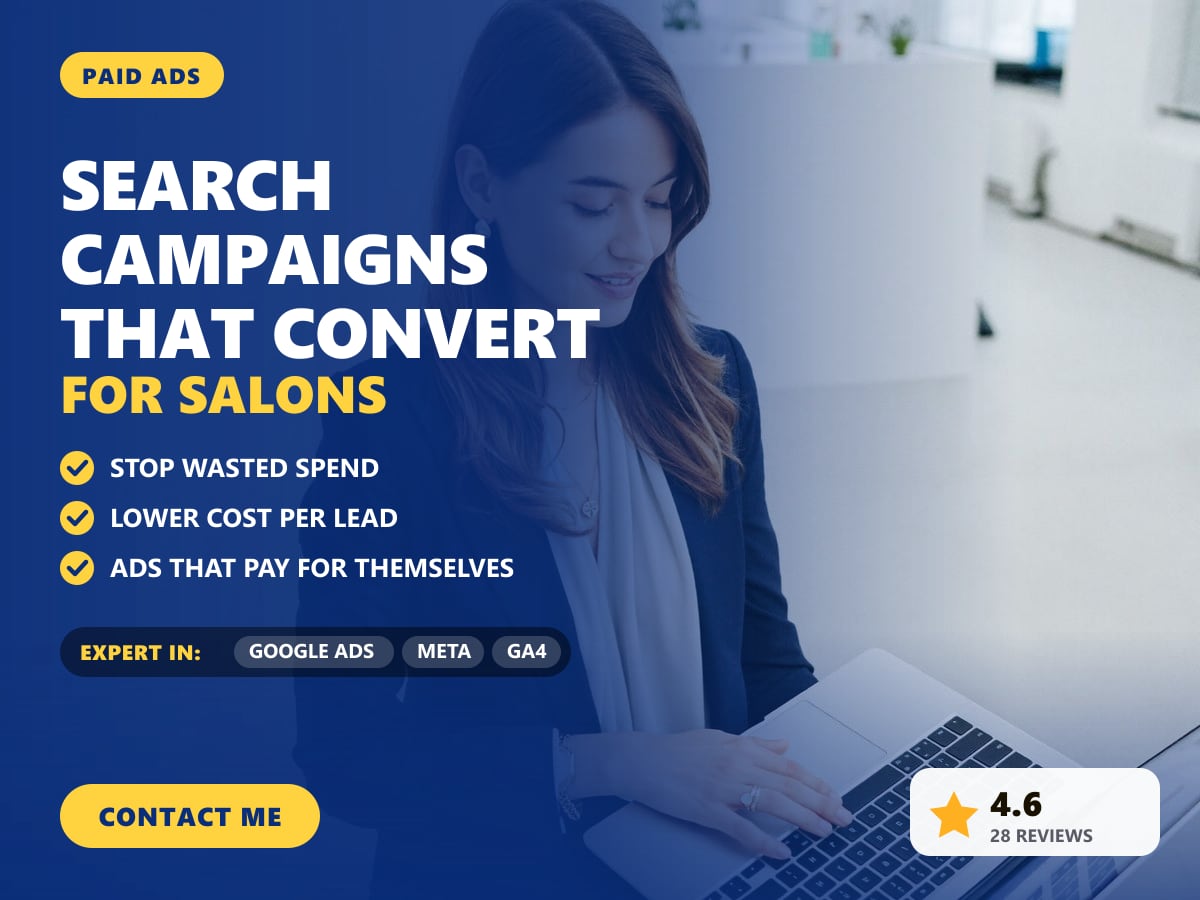 Search campaigns that convert for salons — image 1