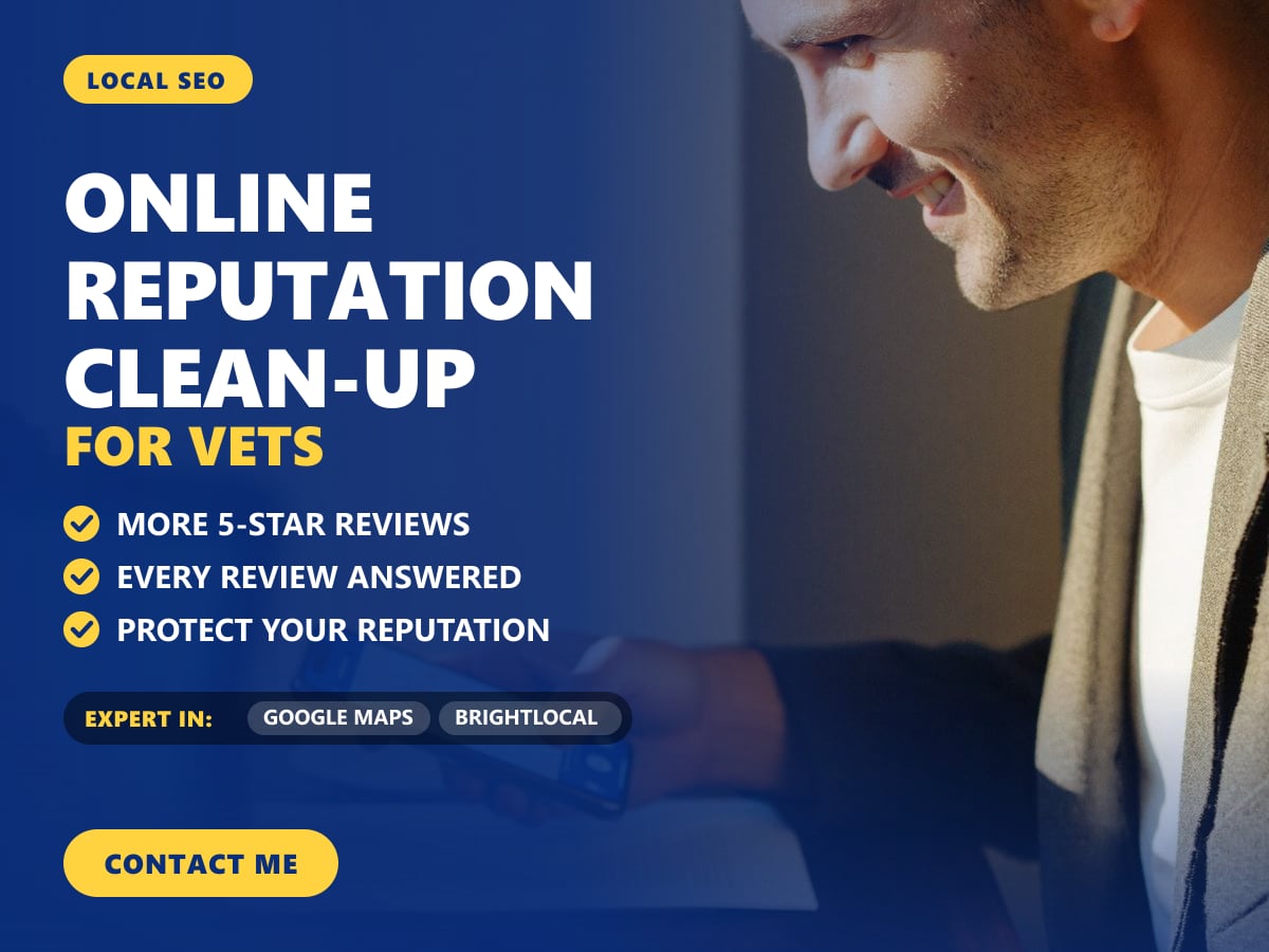 Online reputation clean-up for vets — image 1