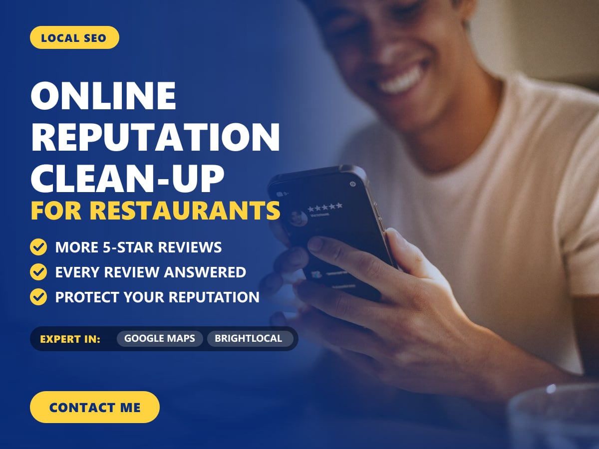 Online reputation clean-up for restaurants — image 1