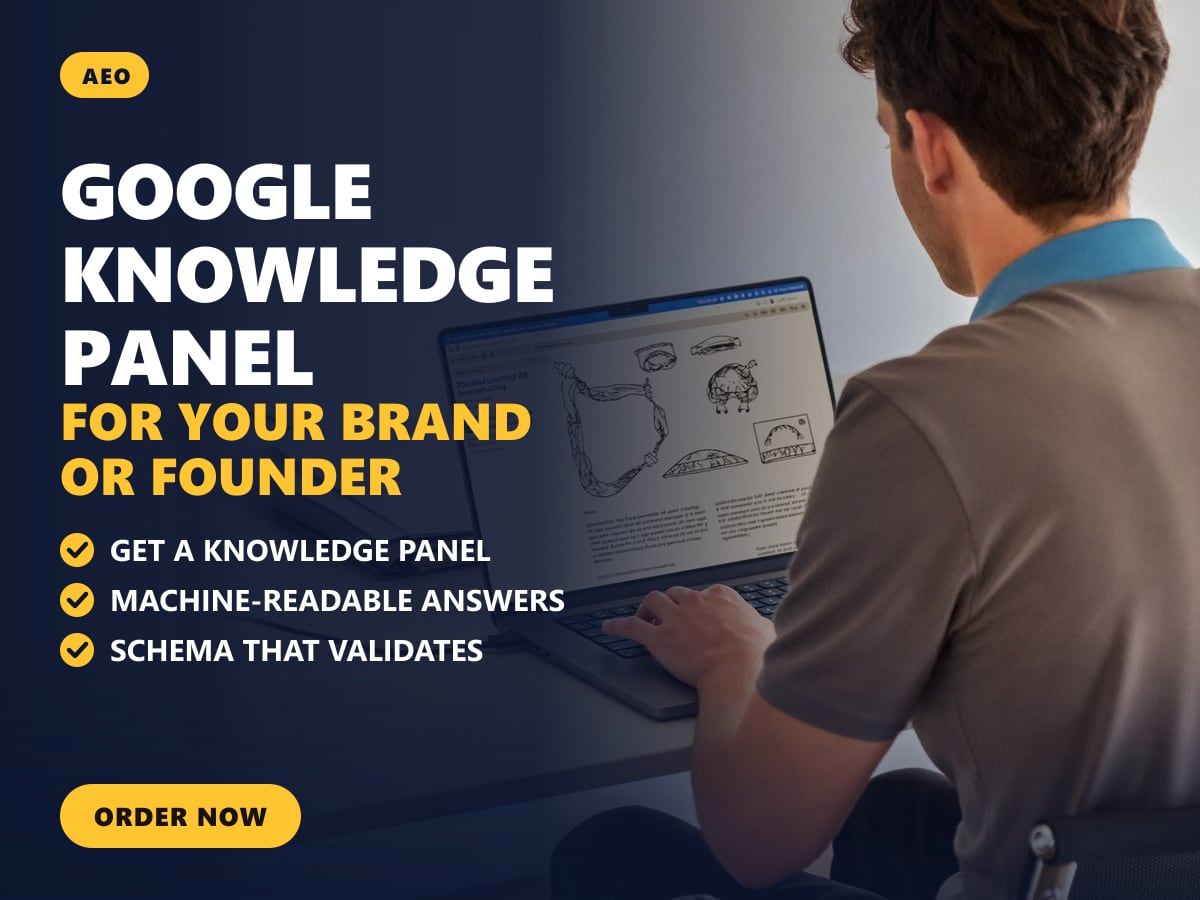 Google Knowledge Panel for your brand or founder — image 1