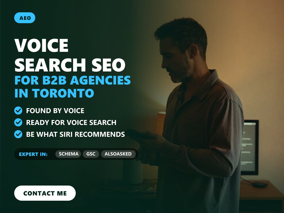 Voice search SEO for B2B agencies in Toronto — image 1