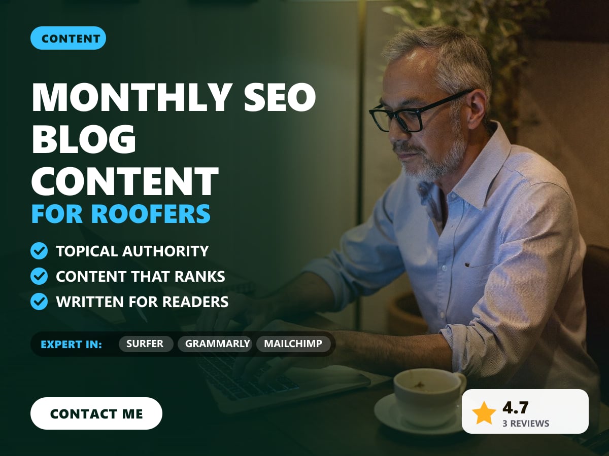 Monthly SEO blog content for roofers — image 1