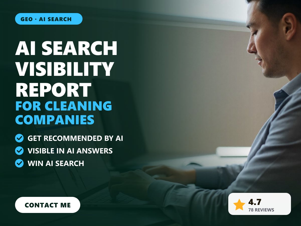 AI search visibility report for cleaning companies — image 1