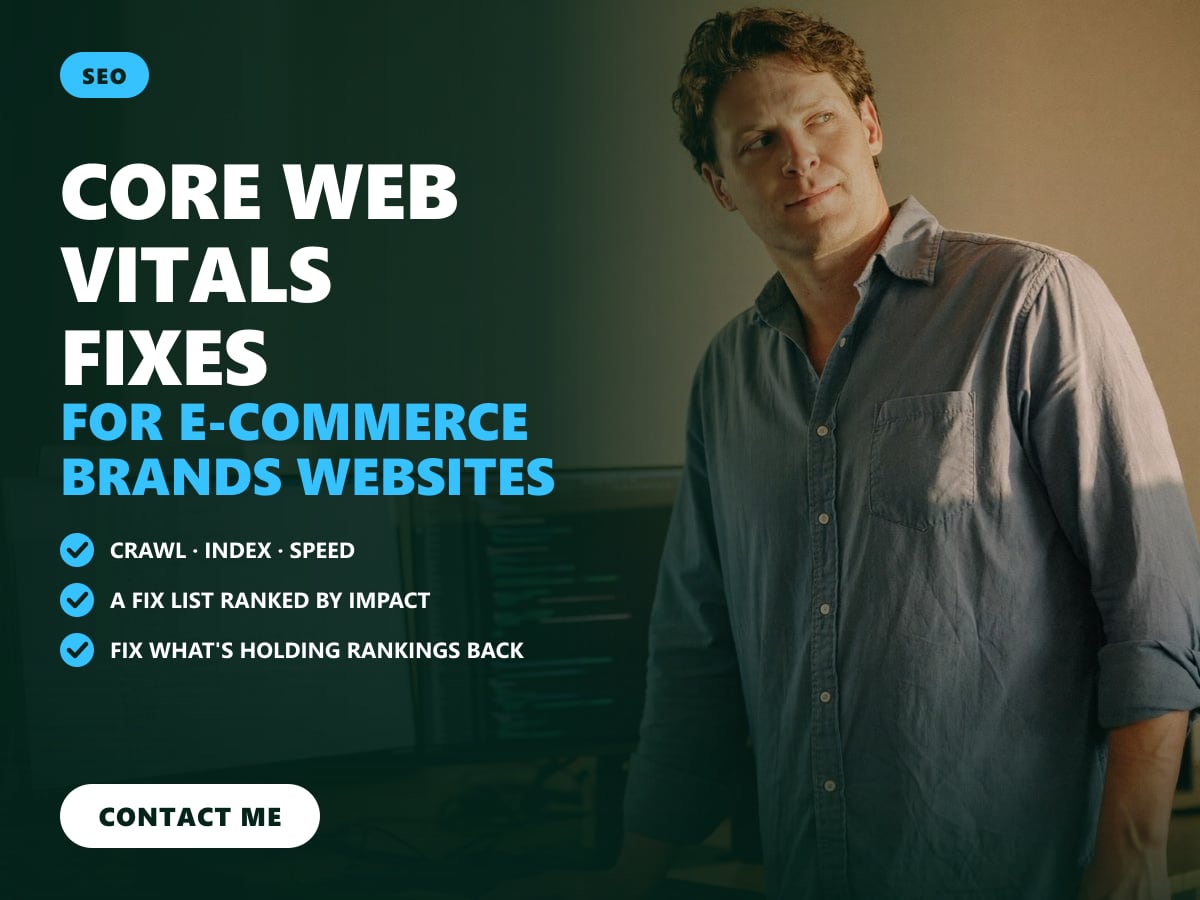 Core Web Vitals fixes for e-commerce brands websites — image 1