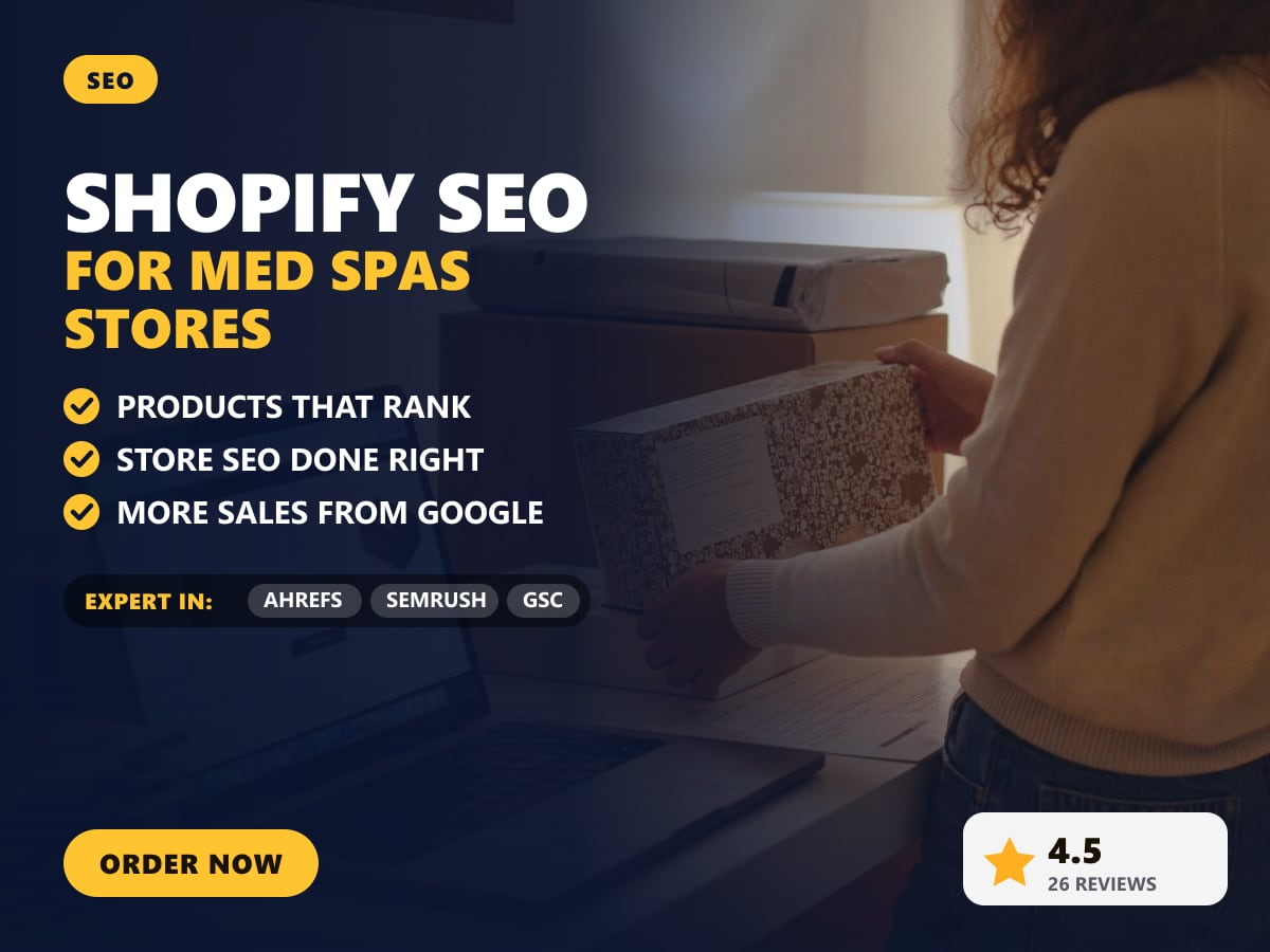 Shopify SEO for med spas stores — image 1