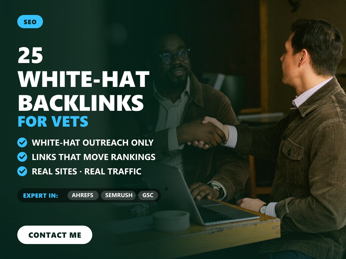 25 white-hat backlinks for vets — image 1