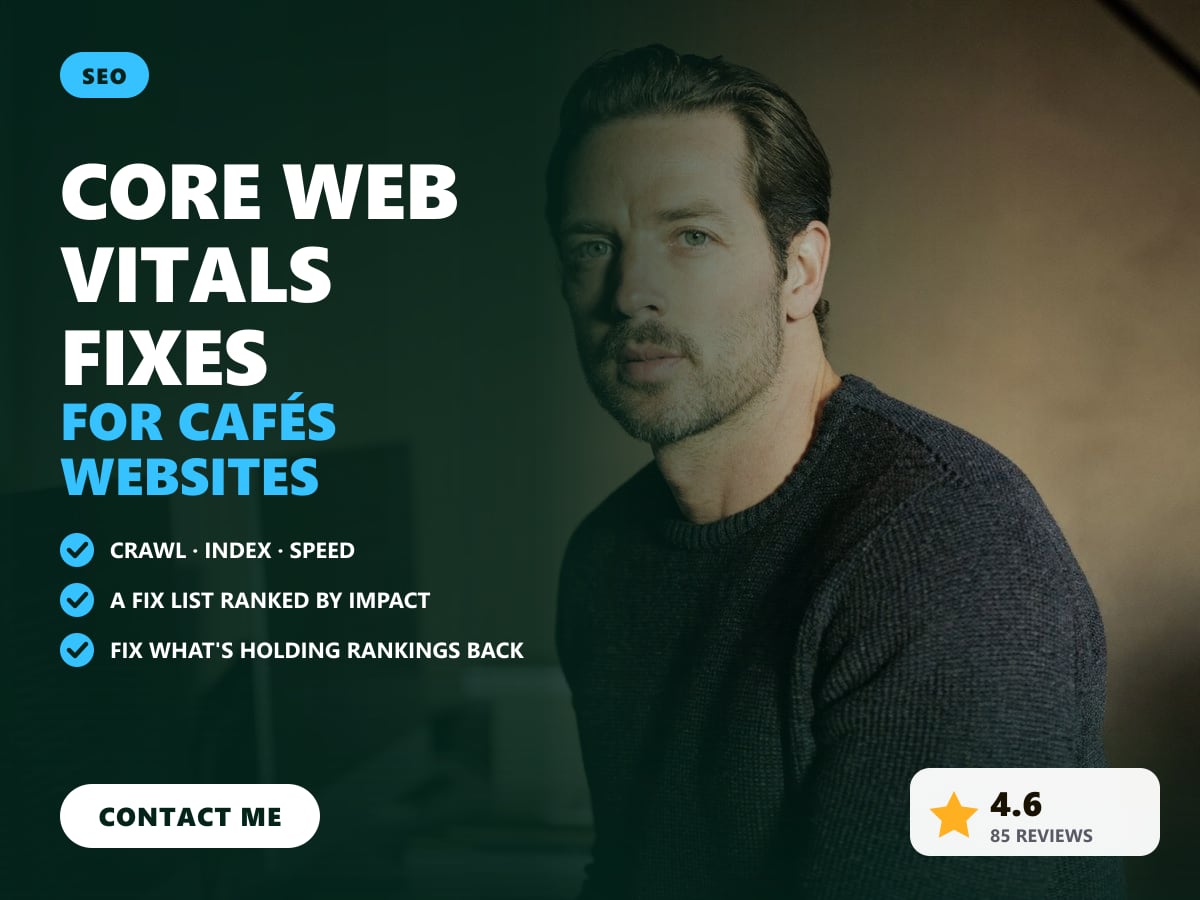 Core Web Vitals fixes for cafés websites — image 1