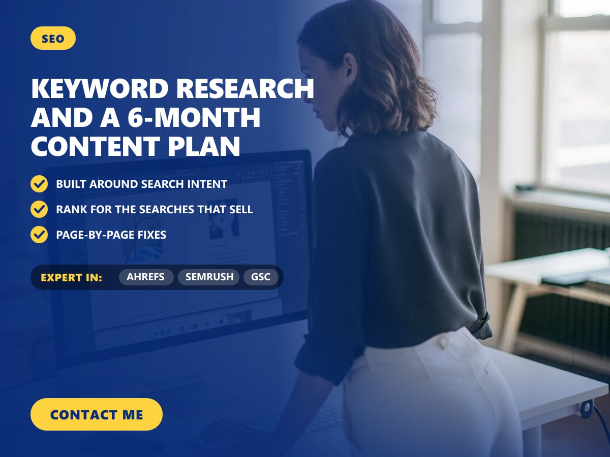 Keyword research and a 6-month content plan — image 1