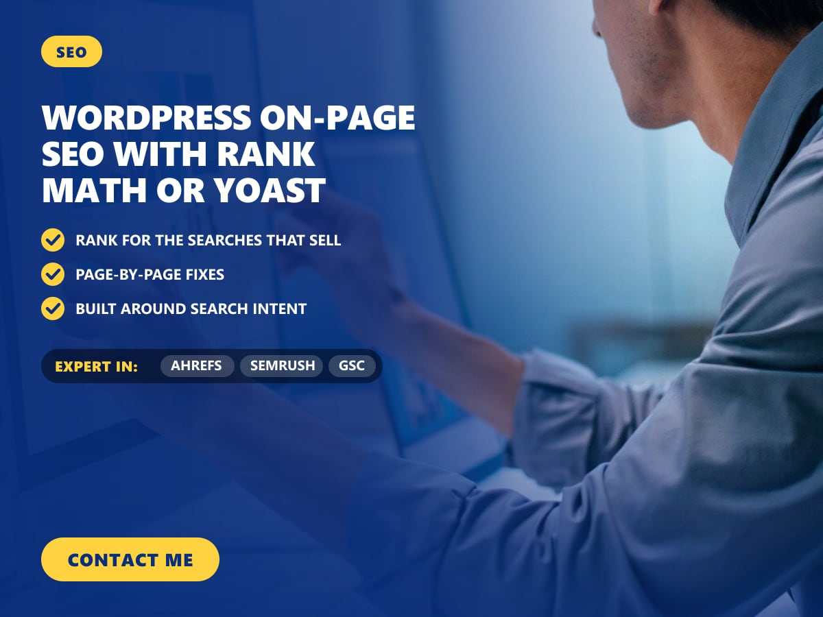 WordPress on-page SEO with Rank Math or Yoast — image 1