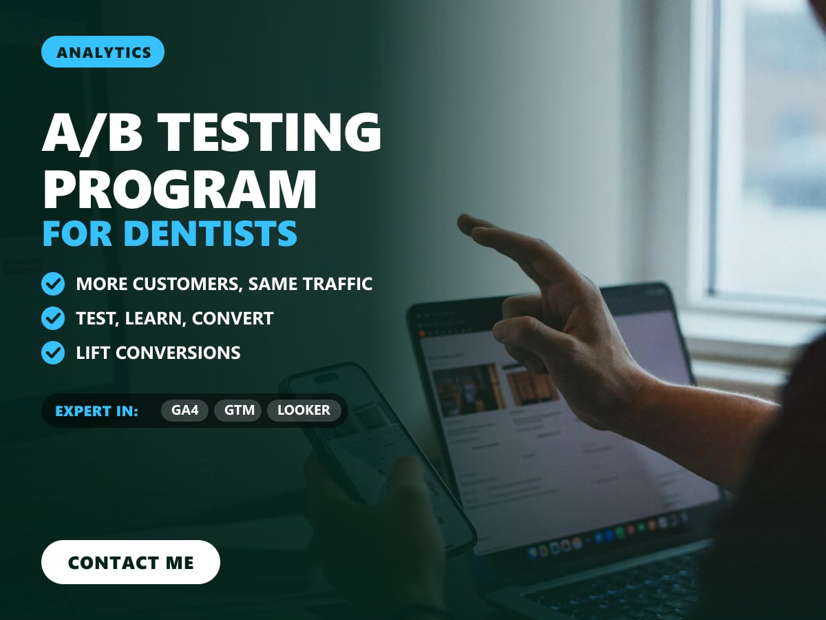 A/B testing program for dentists — image 1