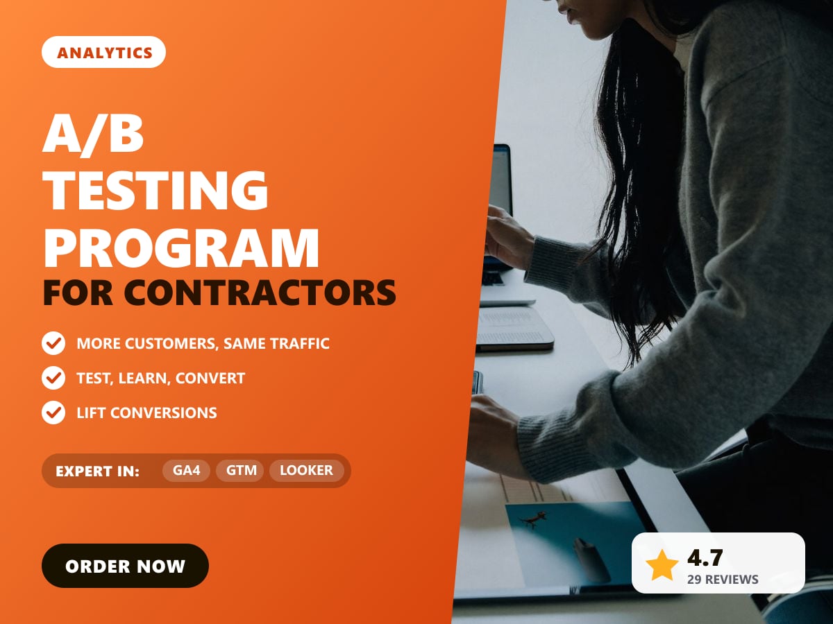 A/B testing program for contractors — image 1