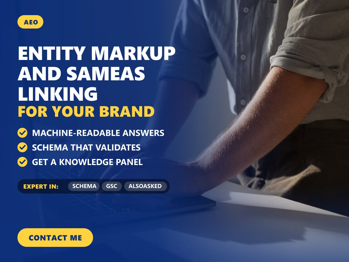 Entity markup and sameAs linking for your brand — image 1