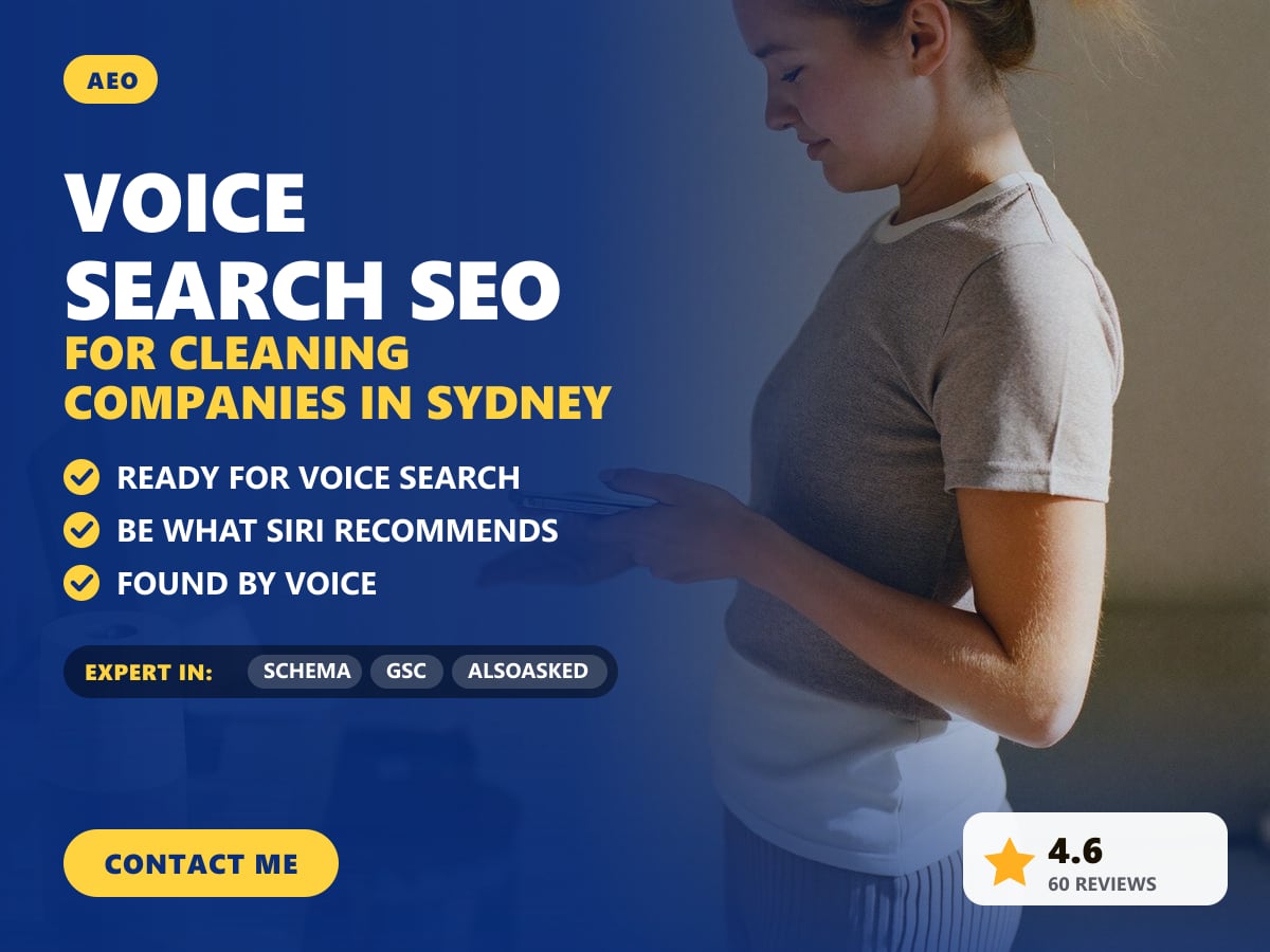 Voice search SEO for cleaning companies in Sydney — image 1