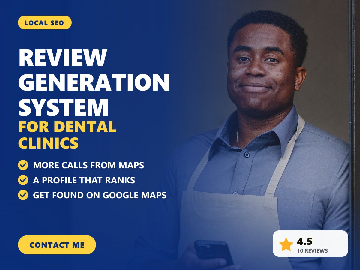 Review generation system for dental clinics — image 1