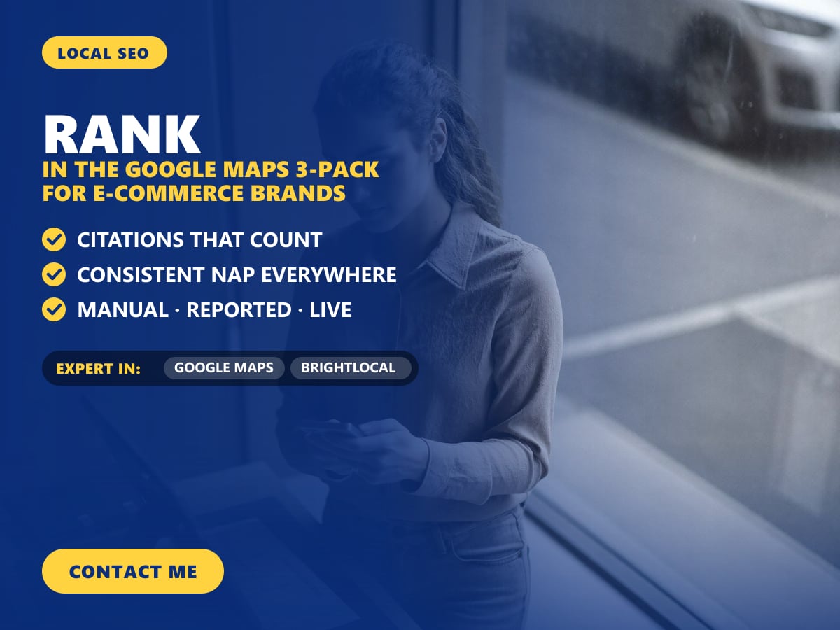 Rank in the Google Maps 3-pack for e-commerce brands — image 1