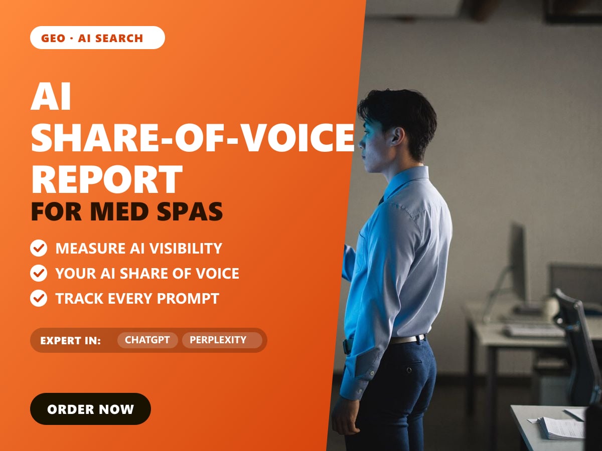 AI share-of-voice report for med spas — image 1