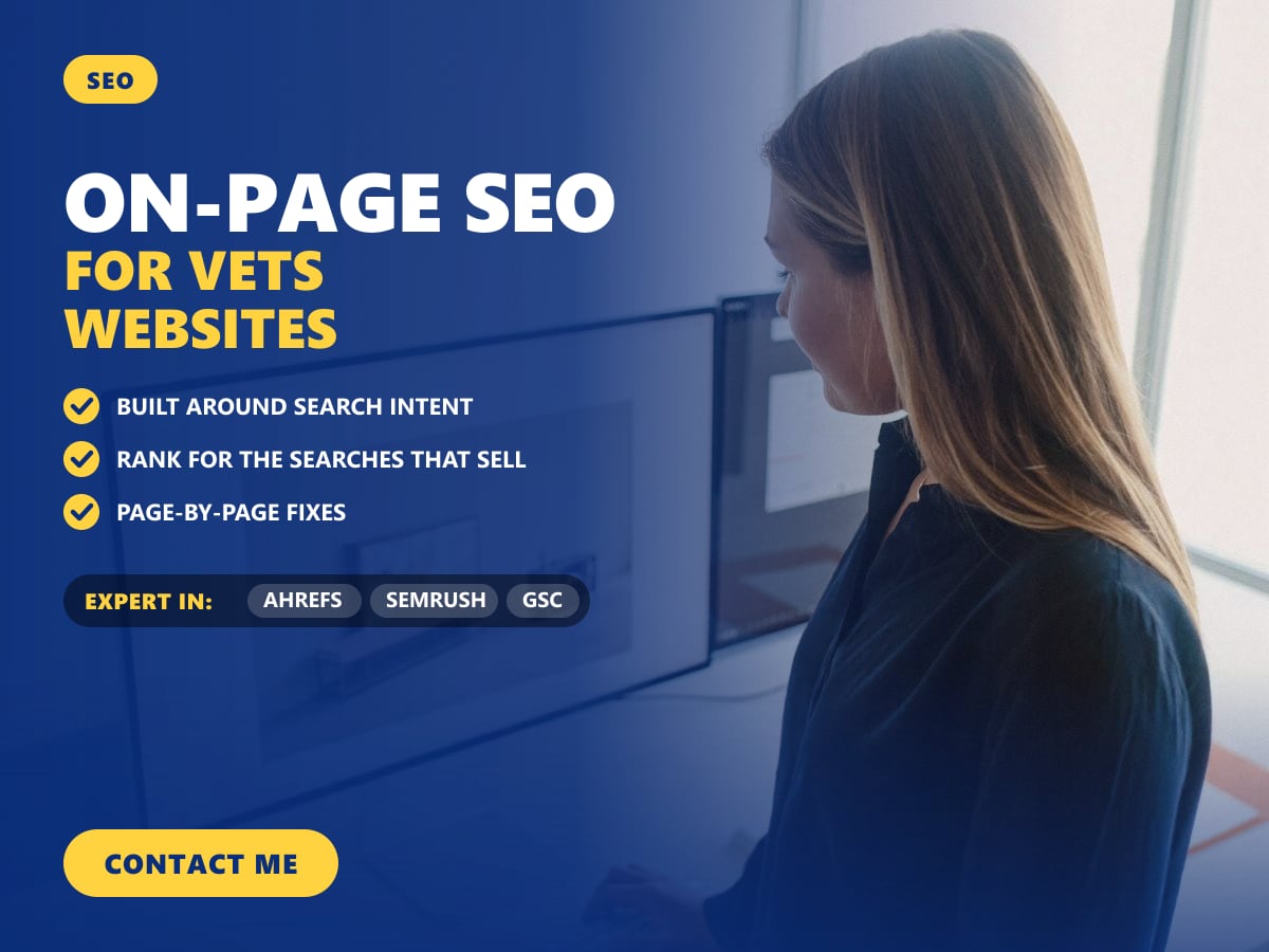 On-page SEO for vets websites — image 1