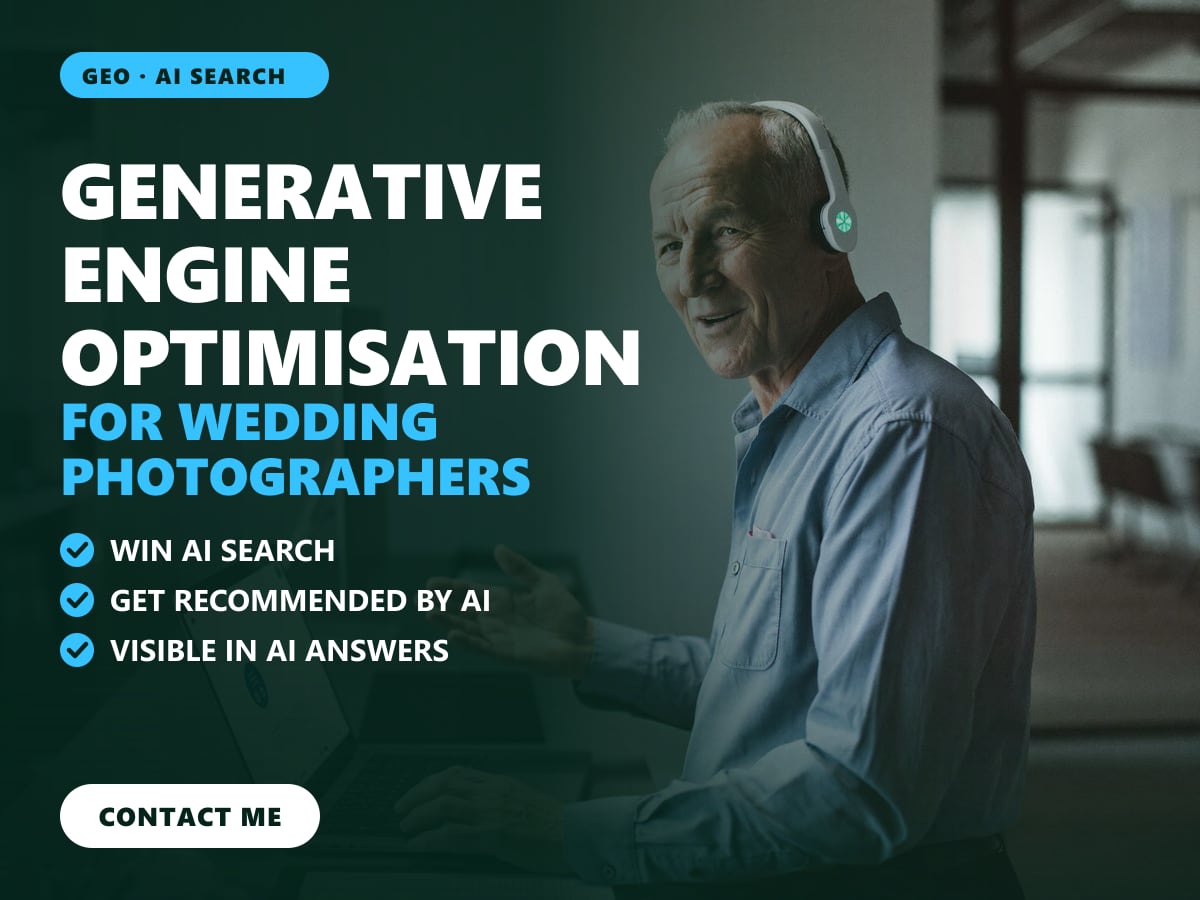 Generative engine optimisation for wedding photographers — image 1