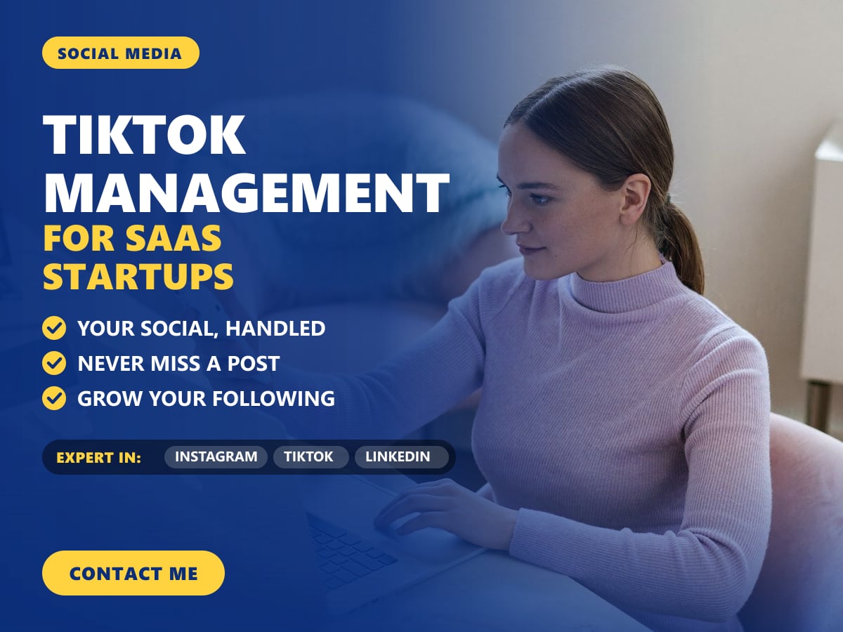 TikTok management for SaaS startups — image 1