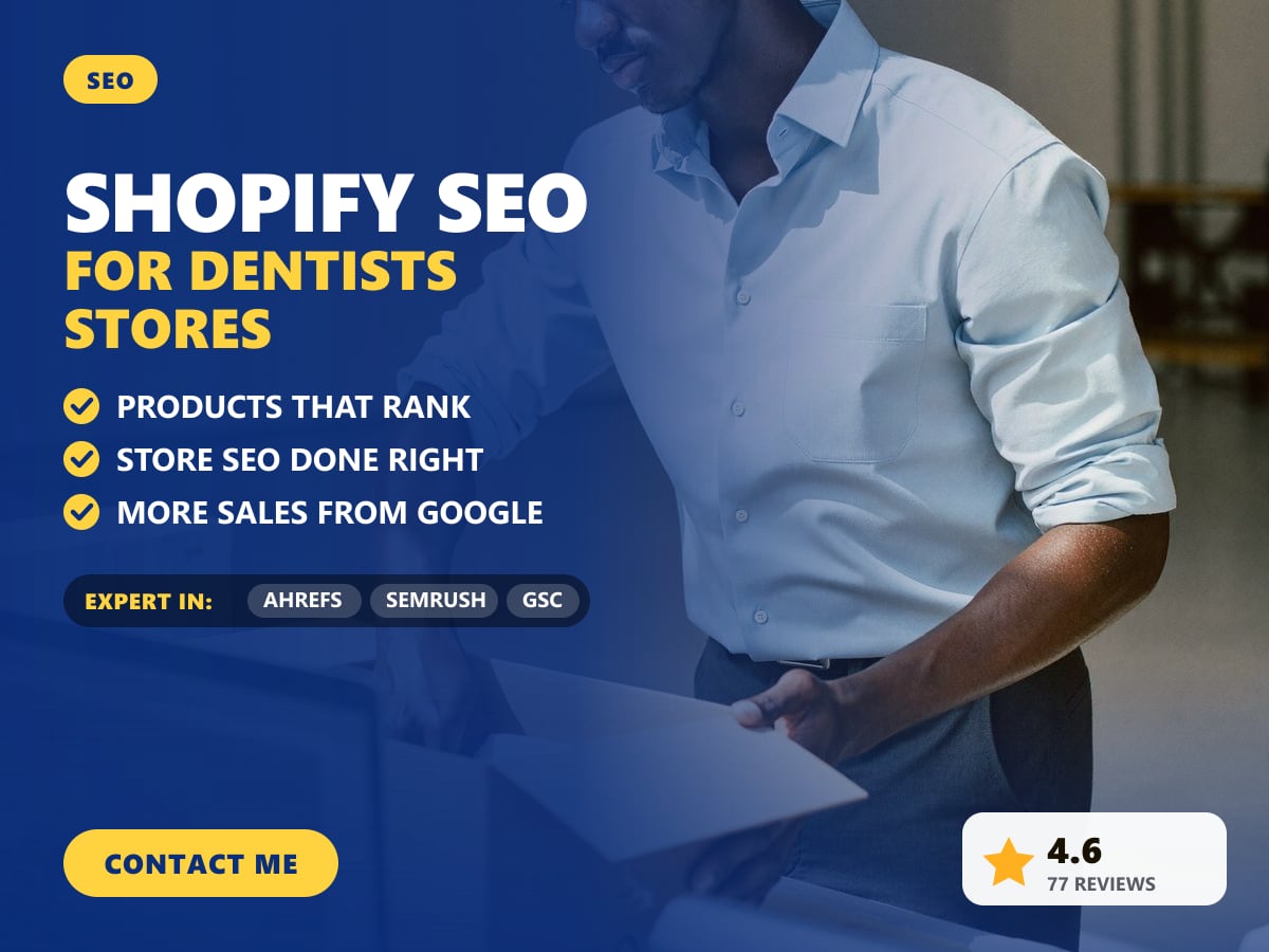 Shopify SEO for dentists stores — image 1