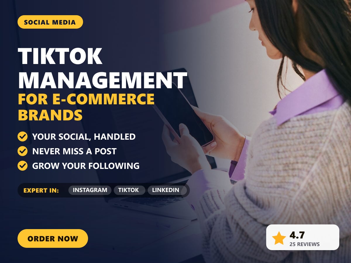 TikTok management for e-commerce brands — image 1