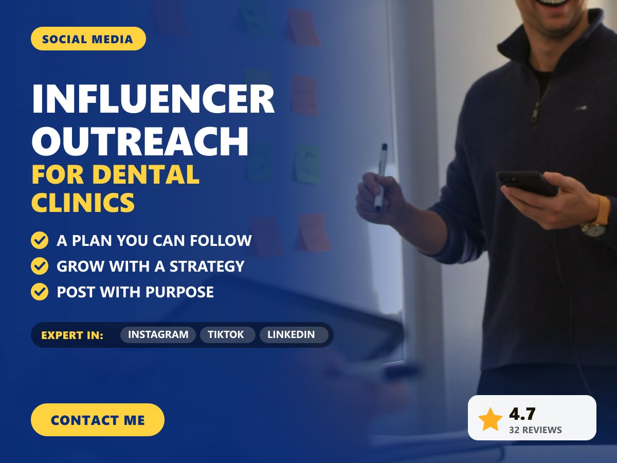 Influencer outreach for dental clinics — image 1