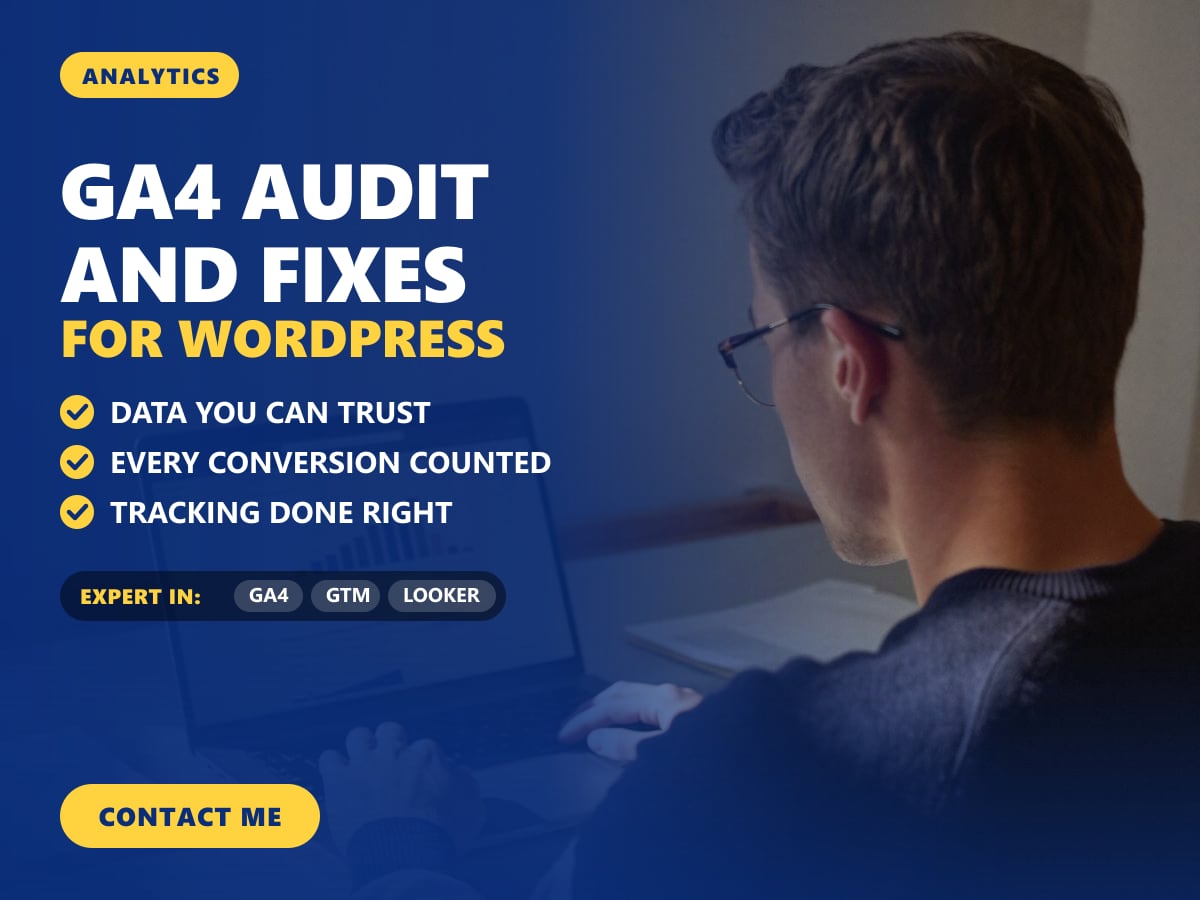 GA4 audit and fixes for WordPress — image 1