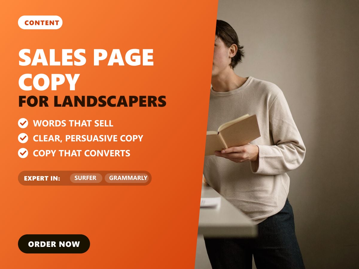 Sales page copy for landscapers — image 1