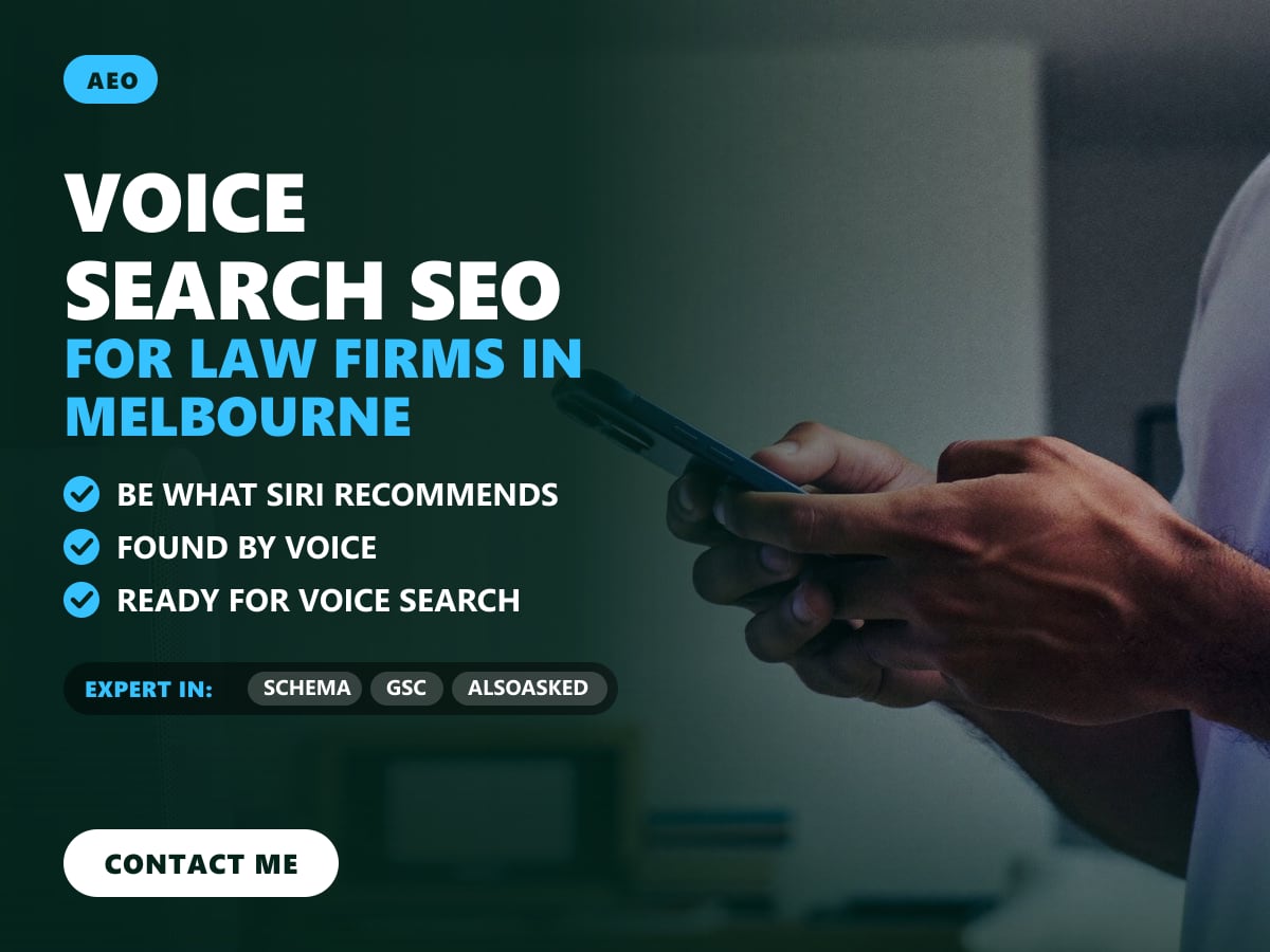 Voice search SEO for law firms in Melbourne — image 1
