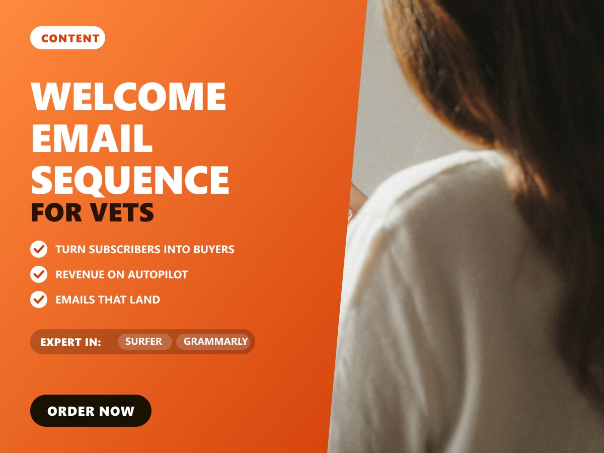Welcome email sequence for vets — image 1