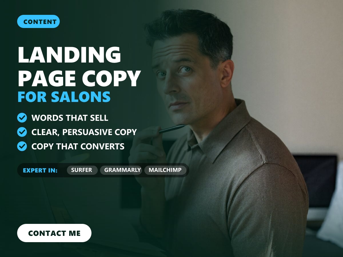 Landing page copy for salons — image 1
