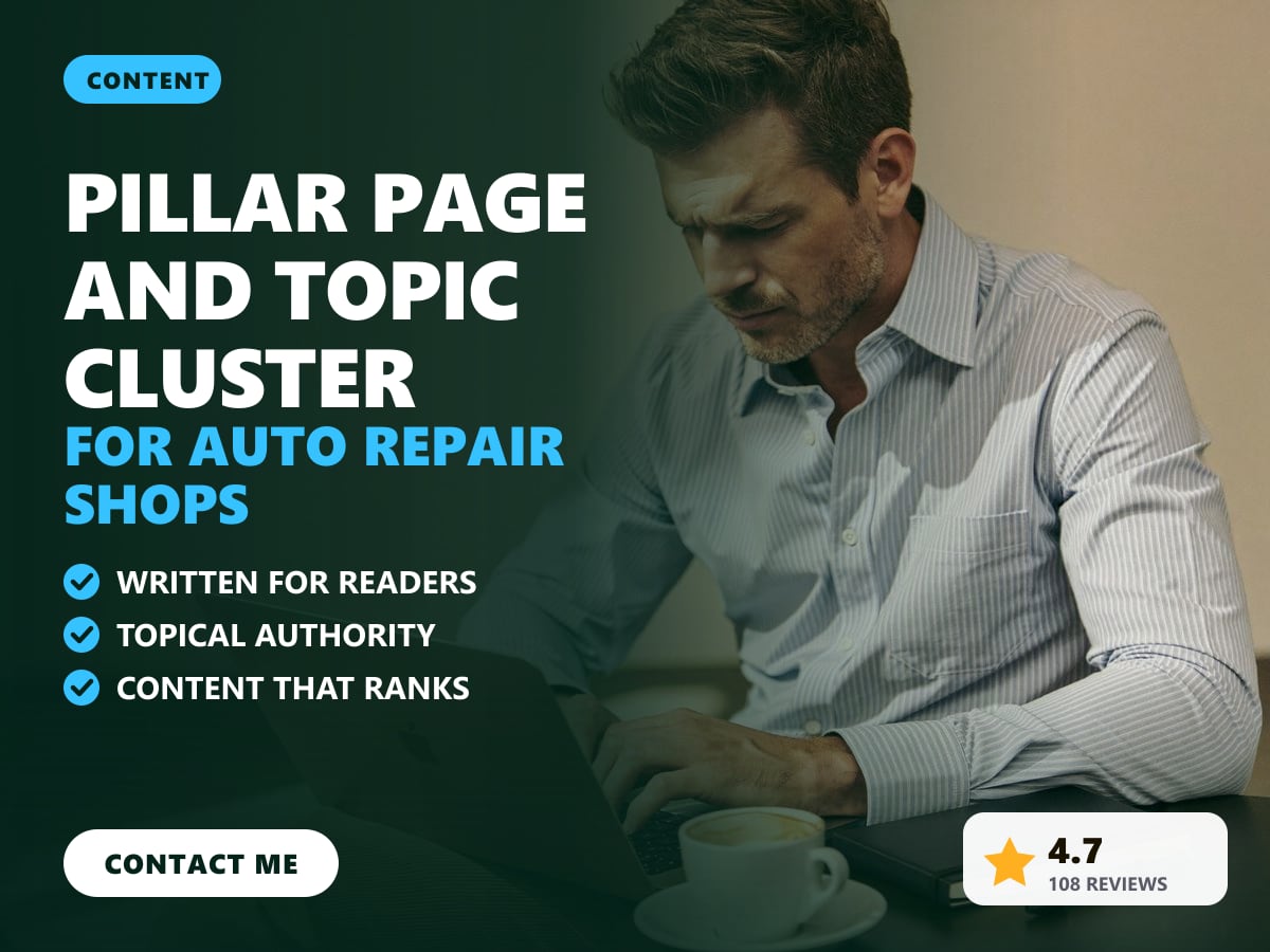 Pillar page and topic cluster for auto repair shops — image 1
