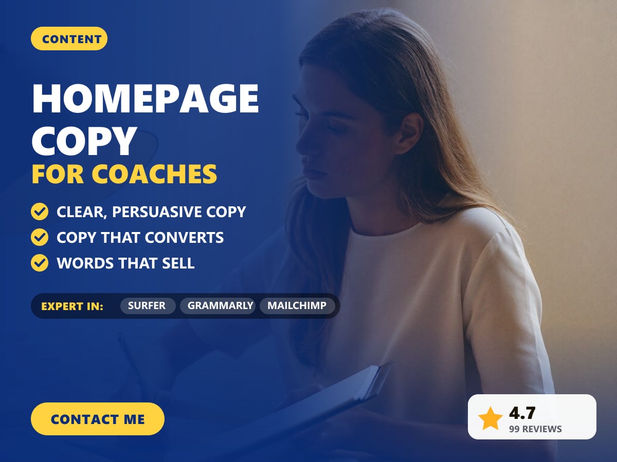 Homepage copy for coaches — image 1