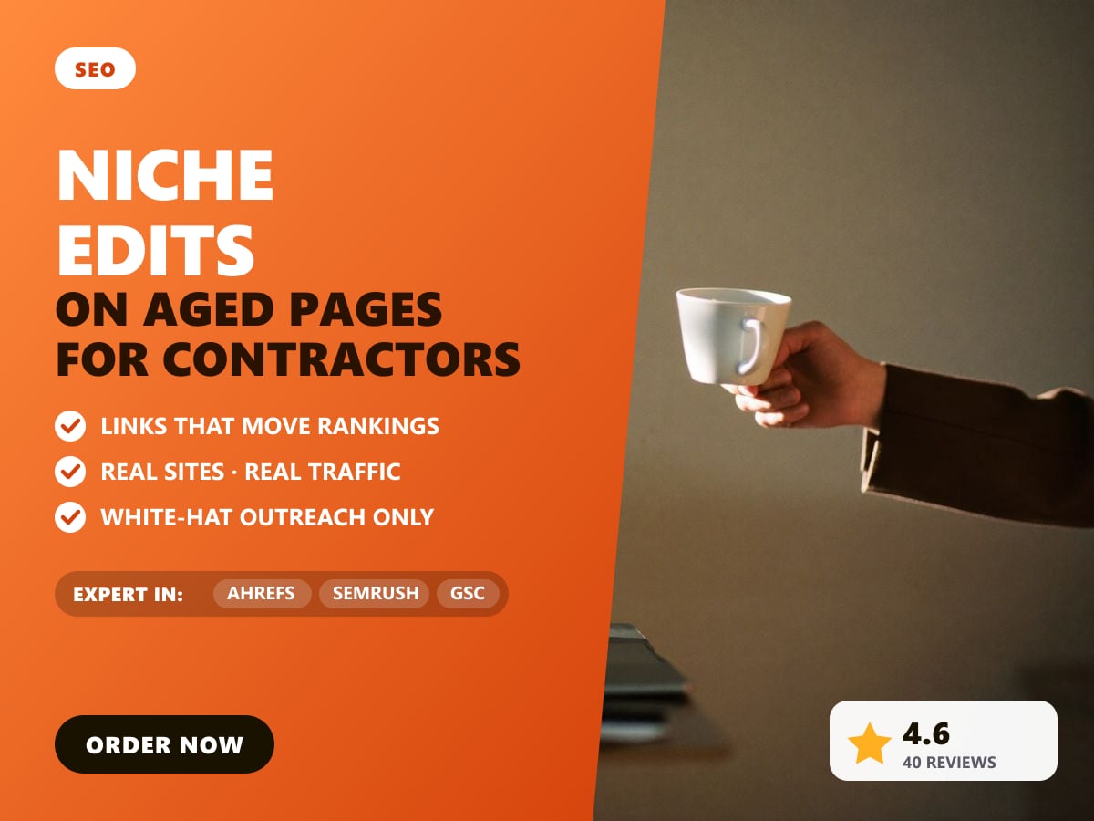Niche edits on aged pages for contractors — image 1