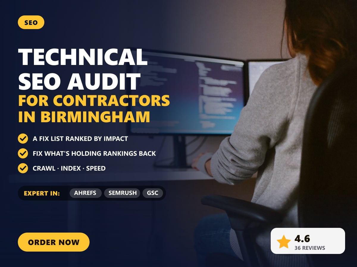 Technical SEO audit for contractors in Birmingham — image 1