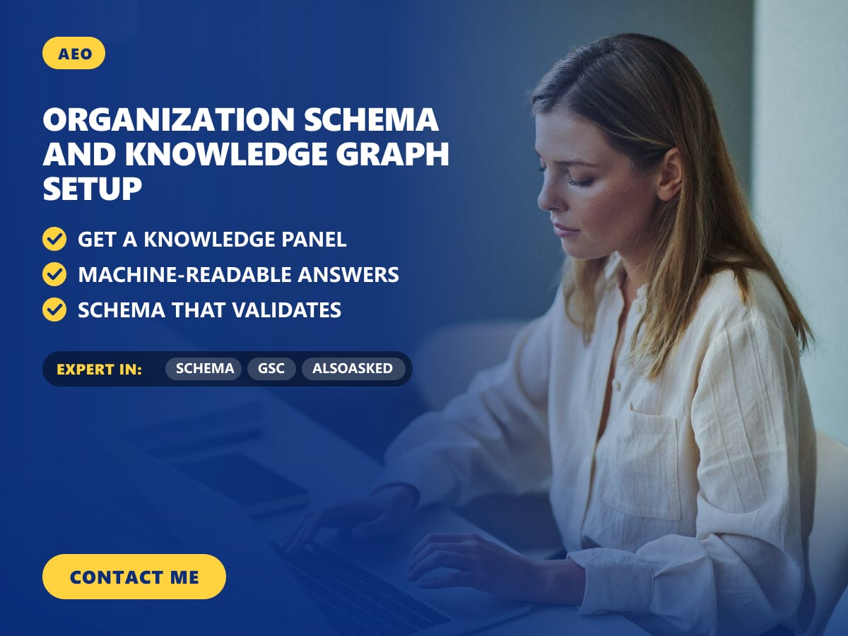 Organization schema and knowledge graph setup — image 1