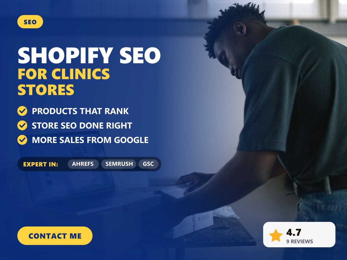 Shopify SEO for clinics stores — image 1