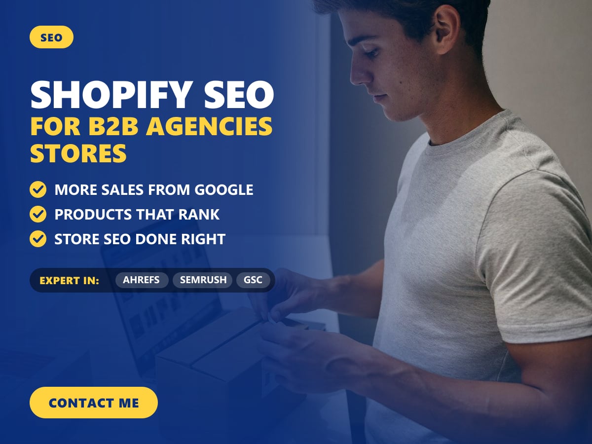 Shopify SEO for B2B agencies stores — image 1