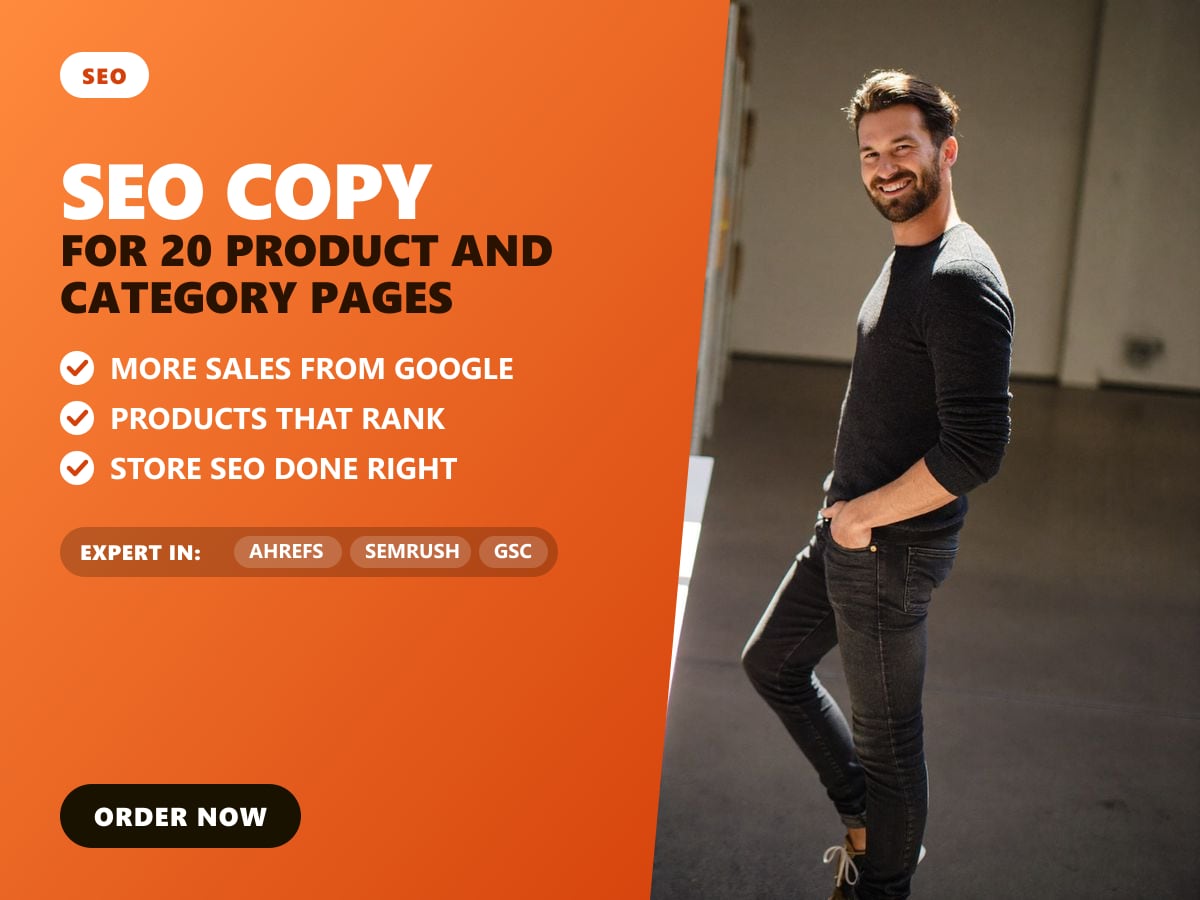 SEO copy for 20 product and category pages — image 1