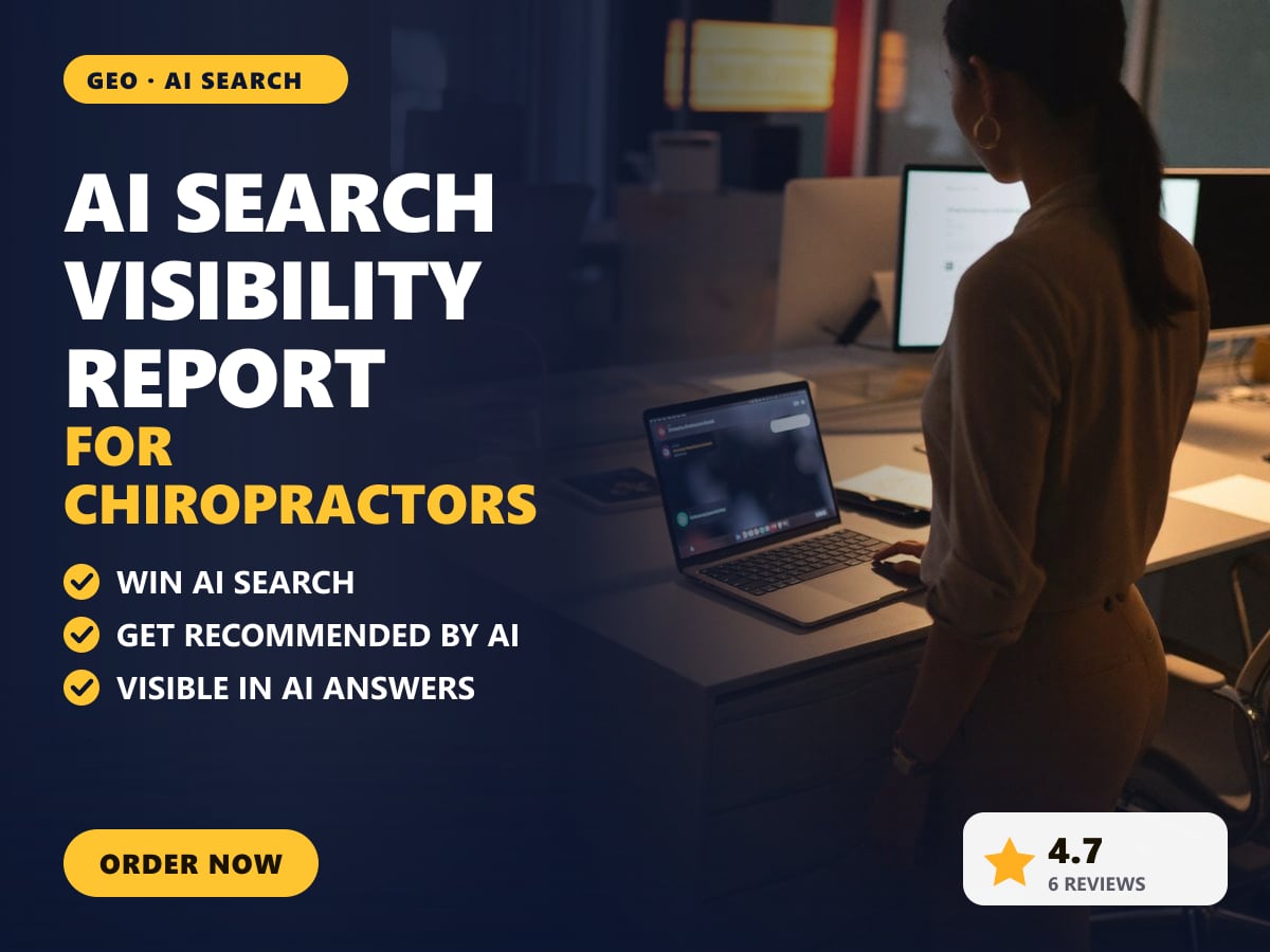 AI search visibility report for chiropractors — image 1