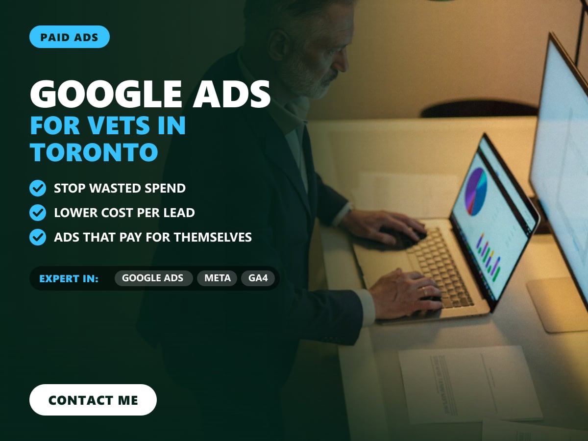 Google Ads for vets in Toronto — image 1