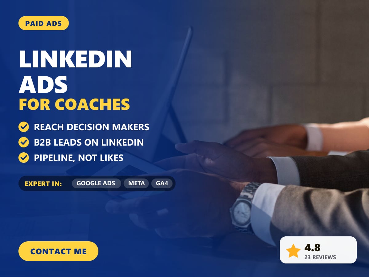 LinkedIn Ads for coaches — image 1
