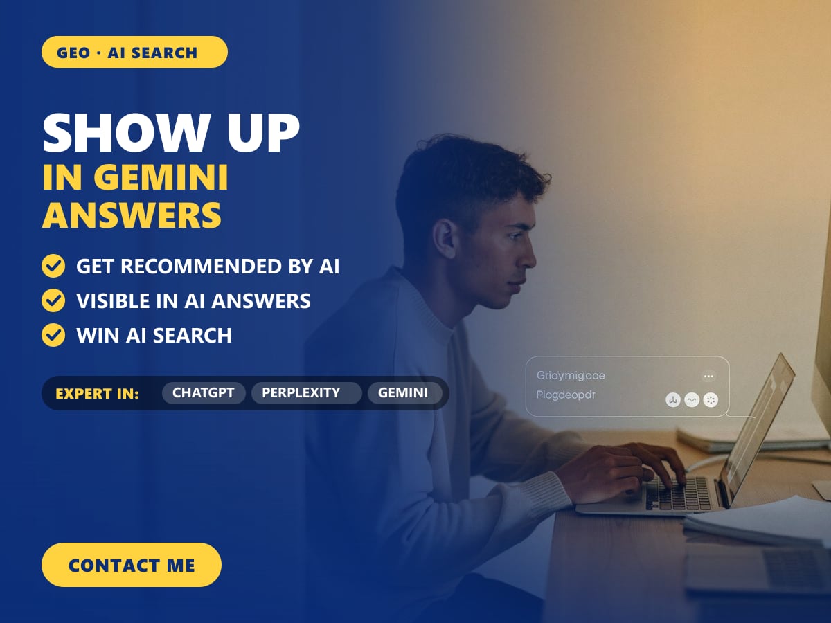 Show up in Gemini answers — image 1