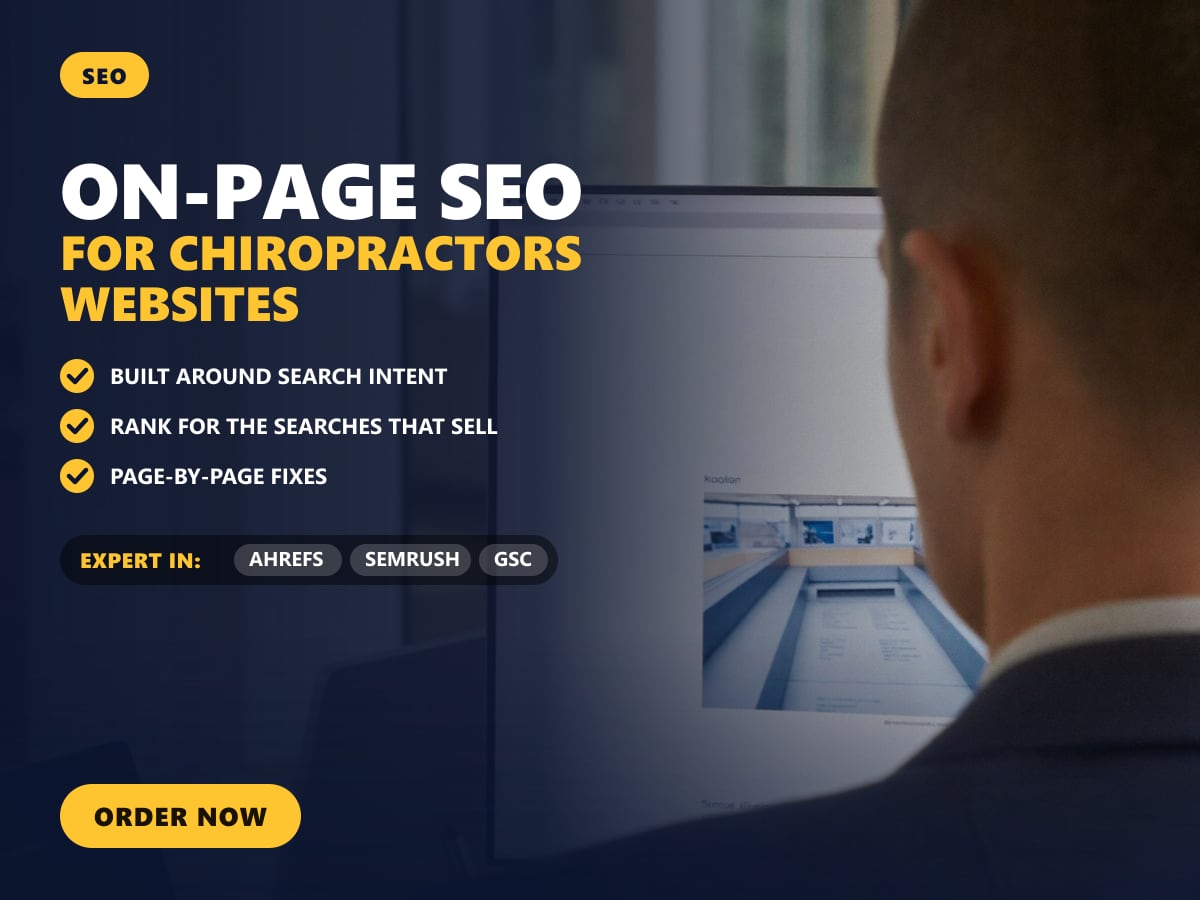 On-page SEO for chiropractors websites — image 1