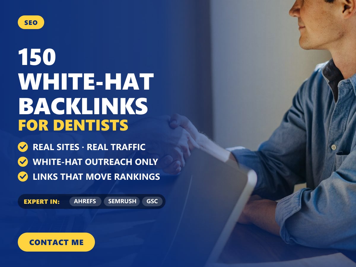 150 white-hat backlinks for dentists — image 1