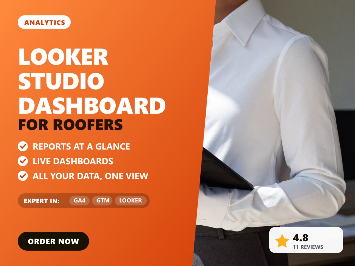 Looker Studio dashboard for roofers — image 1